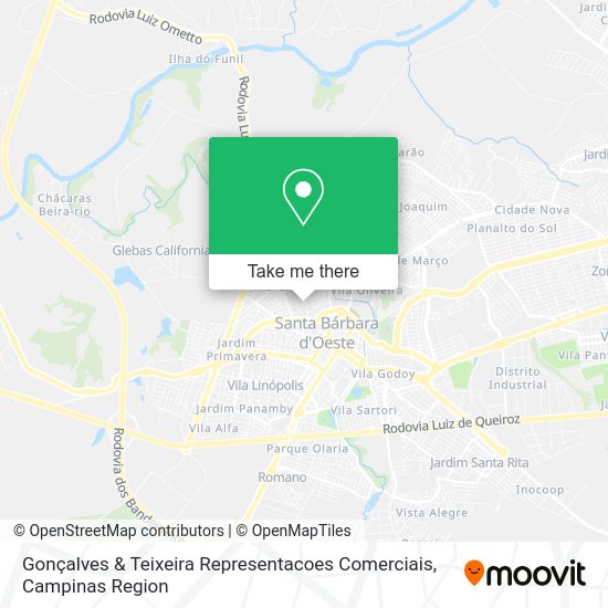 Gonçalves & Teixeira Representacoes Comerciais map