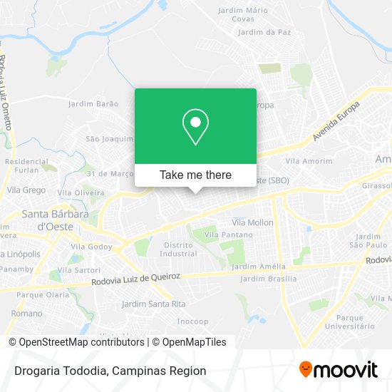 Drogaria Tododia map