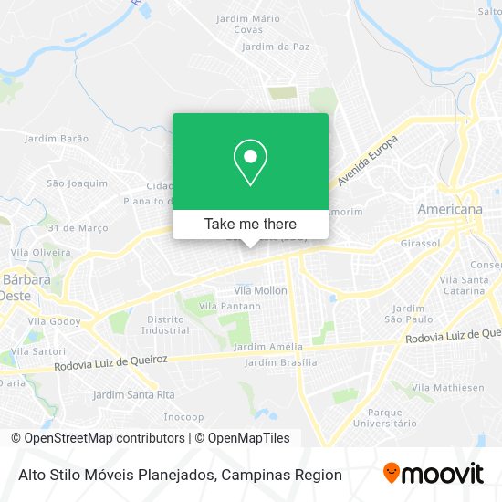Alto Stilo Móveis Planejados map