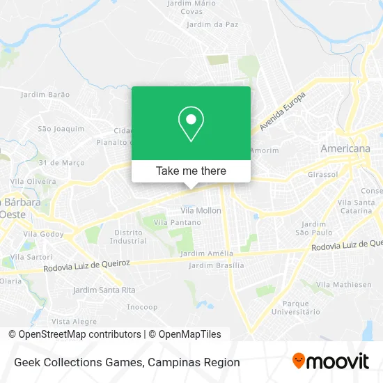 Geek Collections Games map