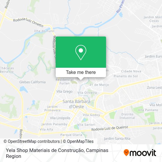Yela Shop Materiais de Construção map