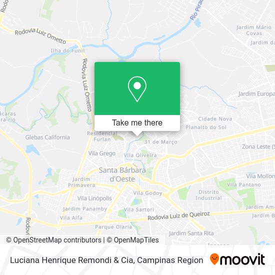 Luciana Henrique Remondi & Cia map