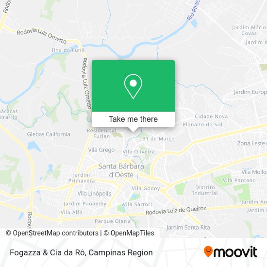 Fogazza & Cia da Rô map