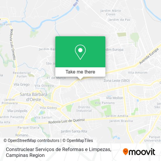 Construclear Serviços de Reformas e Limpezas map