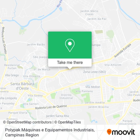 Polypak Máquinas e Equipamentos Industriais map