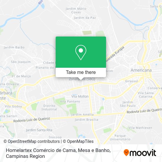 Homelartex Comércio de Cama, Mesa e Banho map