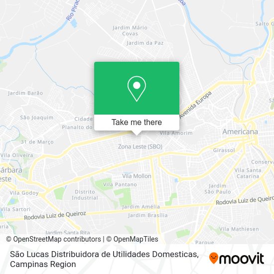 São Lucas Distribuidora de Utilidades Domesticas map