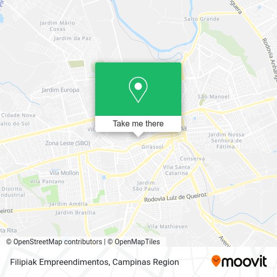 Filipiak Empreendimentos map