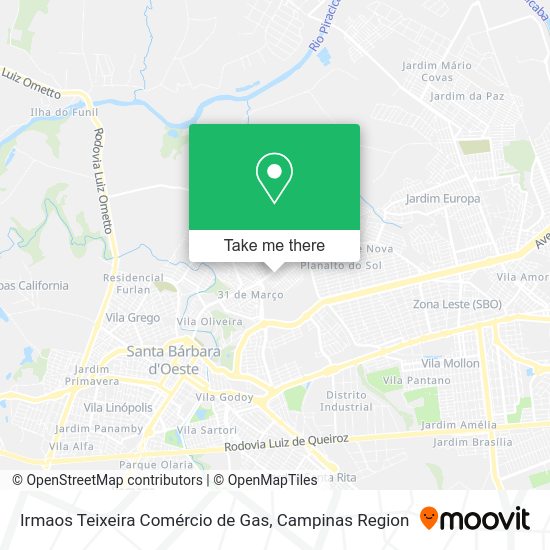 Irmaos Teixeira Comércio de Gas map