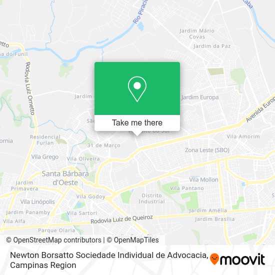 Newton Borsatto Sociedade Individual de Advocacia map