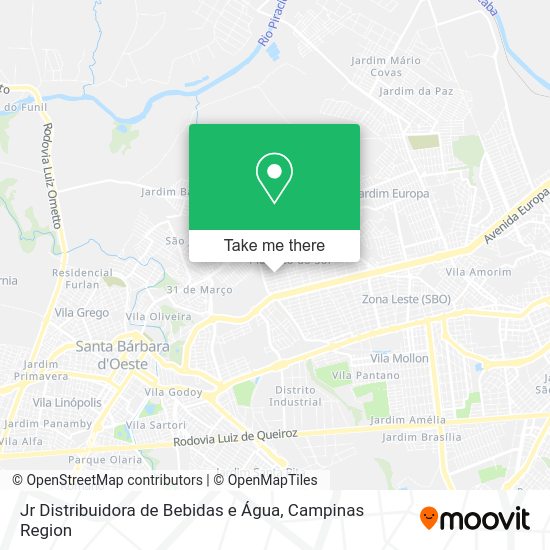 Jr Distribuidora de Bebidas e Água map