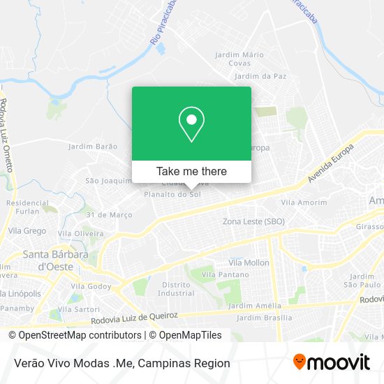 Verão Vivo Modas .Me map