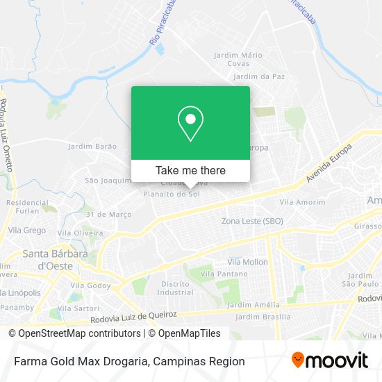 Farma Gold Max Drogaria map