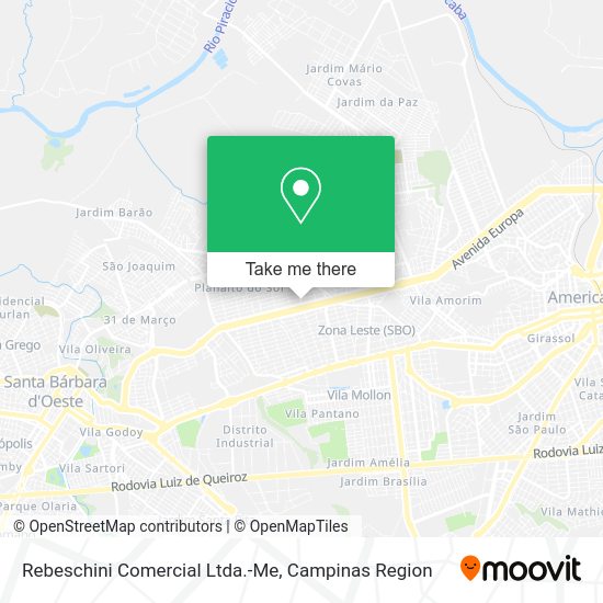 Rebeschini Comercial Ltda.-Me map