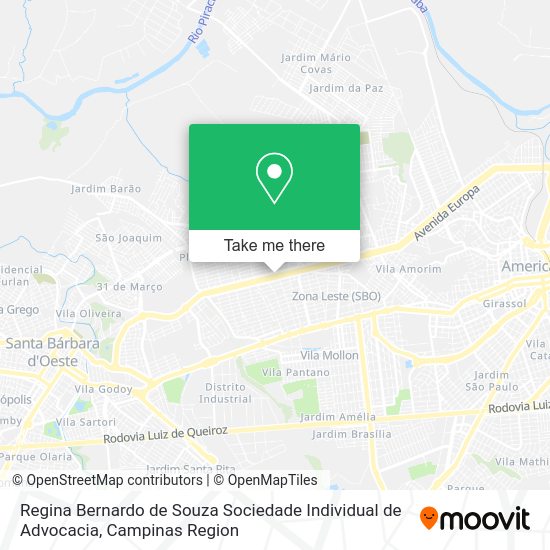 Regina Bernardo de Souza Sociedade Individual de Advocacia map