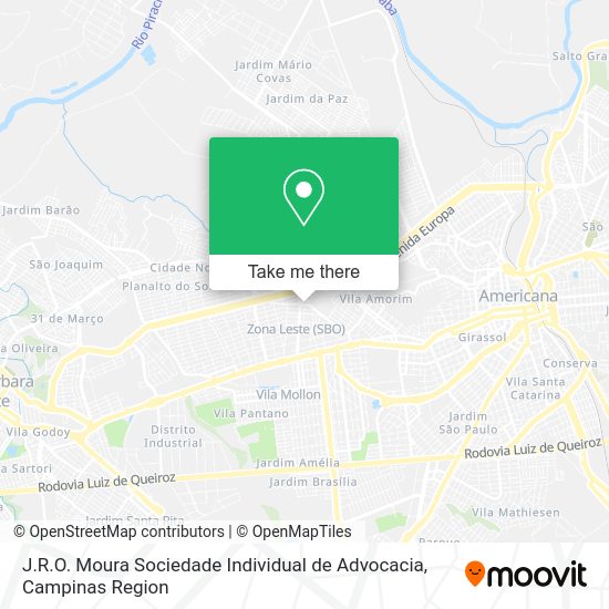J.R.O. Moura Sociedade Individual de Advocacia map