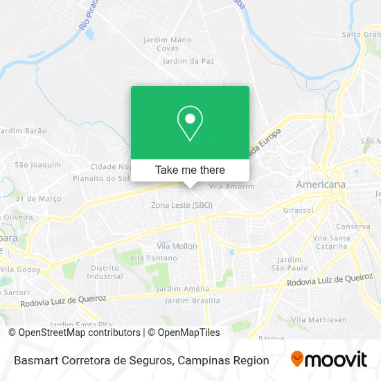 Basmart Corretora de Seguros map