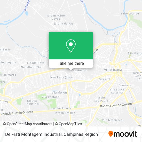 De Frati Montagem Industrial map