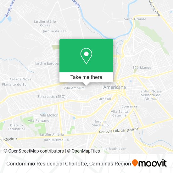 Condomínio Residencial Charlotte map