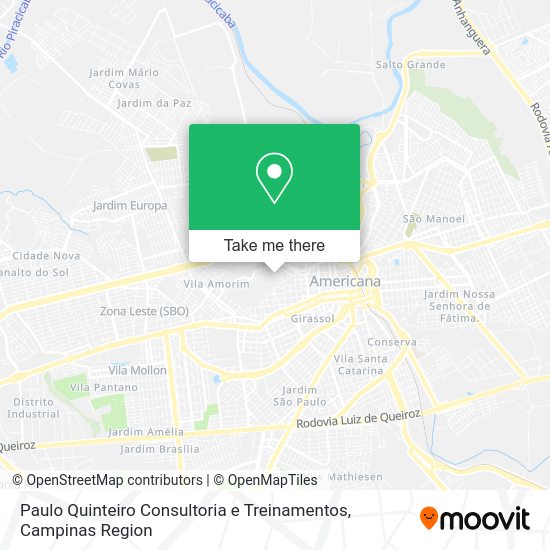 Paulo Quinteiro Consultoria e Treinamentos map