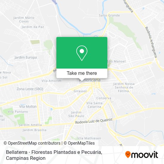 Bellaterra - Florestas Plantadas e Pecuária map