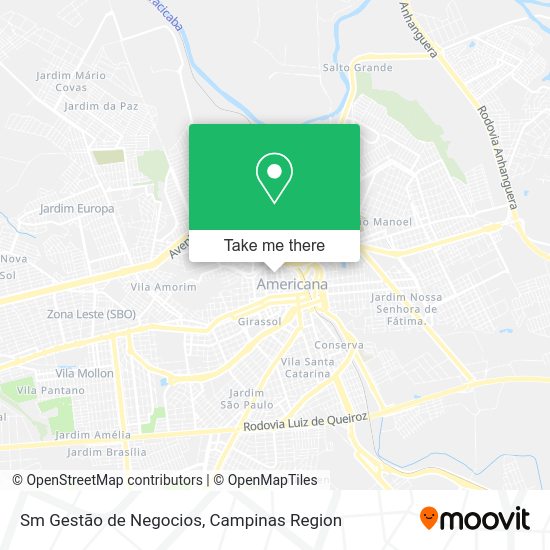 Sm Gestão de Negocios map