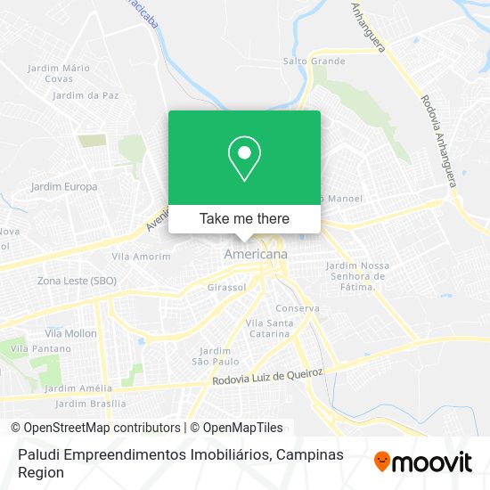 Paludi Empreendimentos Imobiliários map