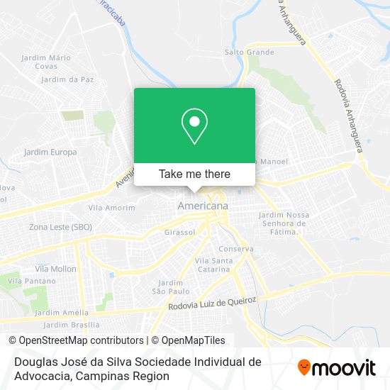 Douglas José da Silva Sociedade Individual de Advocacia map
