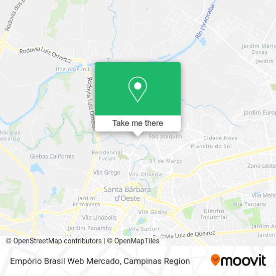 Empório Brasil Web Mercado map