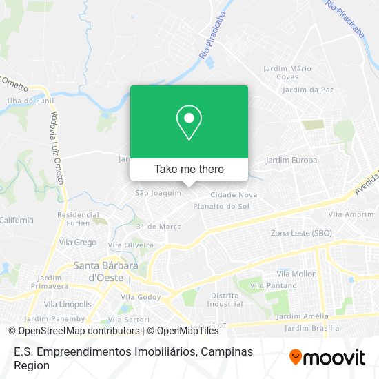 E.S. Empreendimentos Imobiliários map