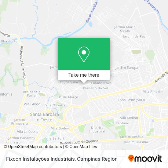 Fixcon Instalações Industriais map