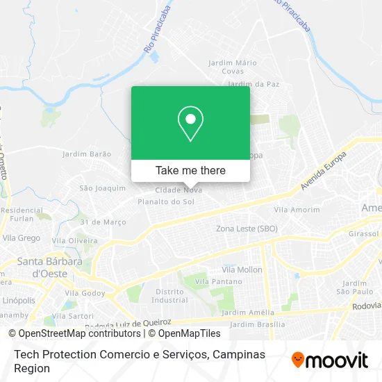 Tech Protection Comercio e Serviços map