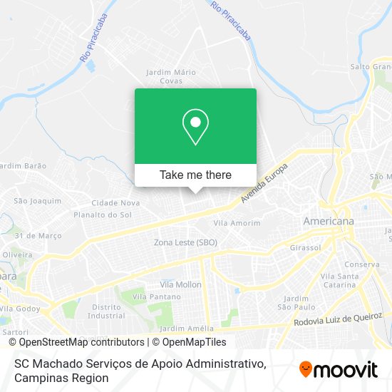 SC Machado Serviços de Apoio Administrativo map