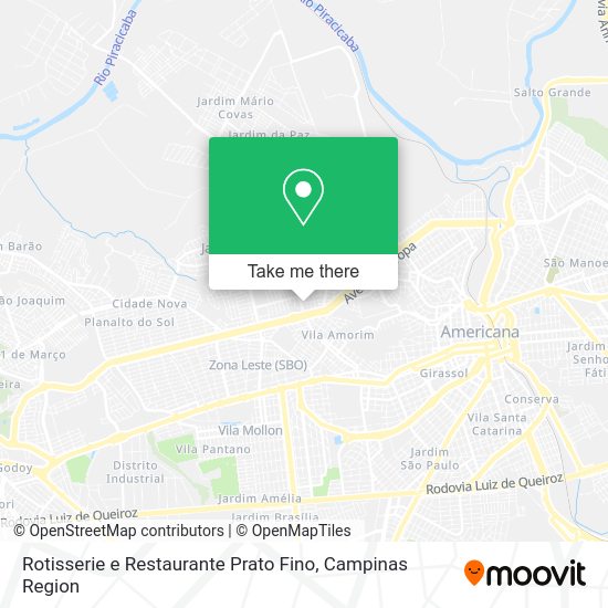 Rotisserie e Restaurante Prato Fino map