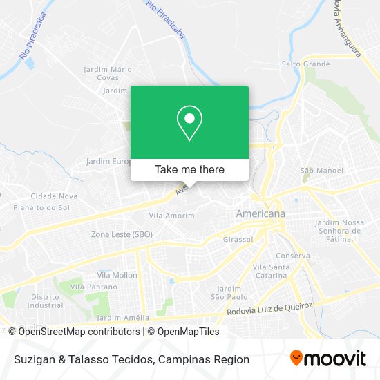 Suzigan & Talasso Tecidos map