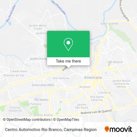 Centro Automotivo Rio Branco map