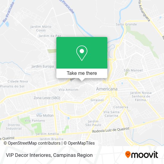 VIP Decor Interiores map