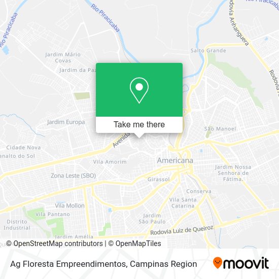 Ag Floresta Empreendimentos map