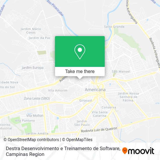 Destra Desenvolvimento e Treinamento de Software map