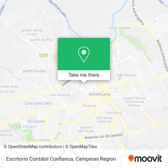 Escritorio Contábil Confianca map