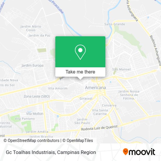 Gc Toalhas Industriais map