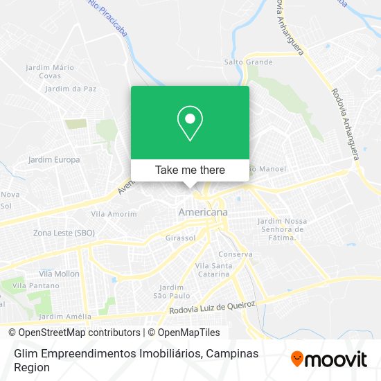 Glim Empreendimentos Imobiliários map