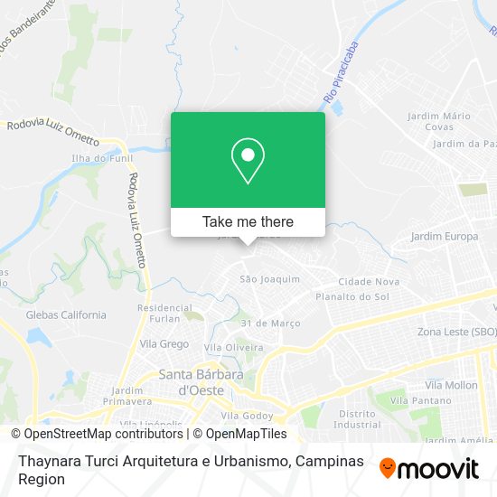 Thaynara Turci Arquitetura e Urbanismo map