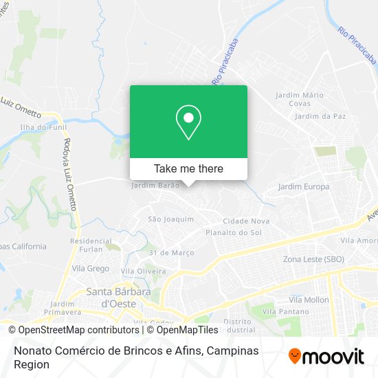 Nonato Comércio de Brincos e Afins map