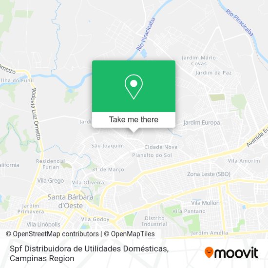 Spf Distribuidora de Utilidades Domésticas map