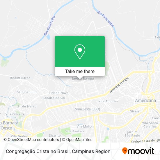 Congregação Crista no Brasil map