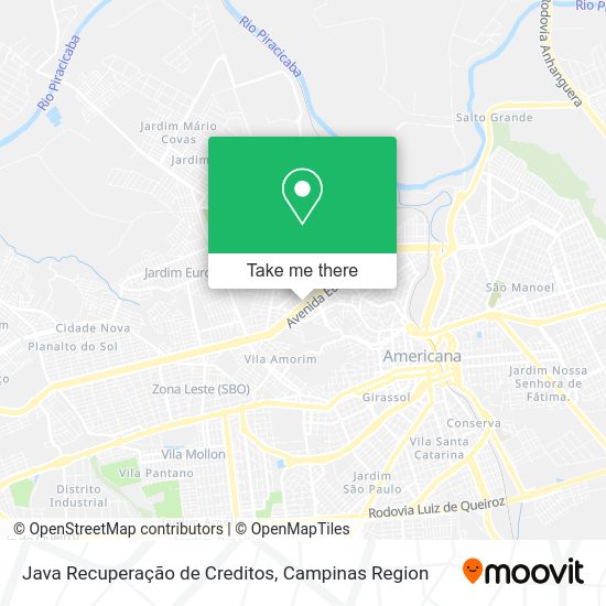 Java Recuperação de Creditos map