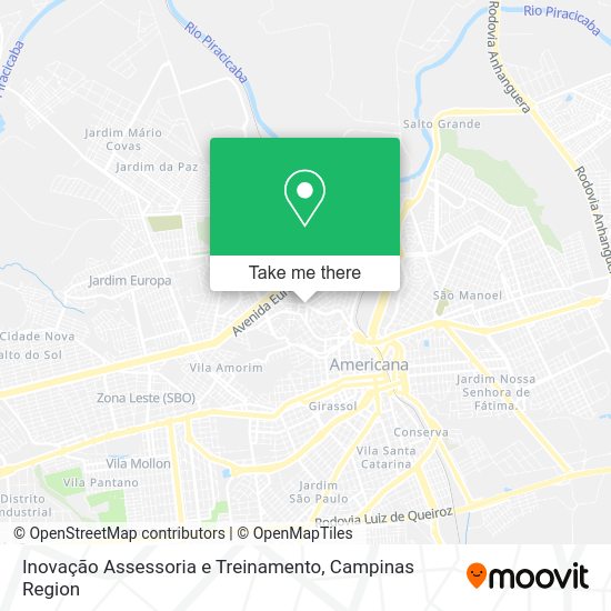 Inovação Assessoria e Treinamento map