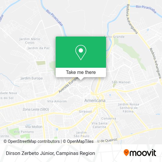 Dirson Zerbeto Júnior map