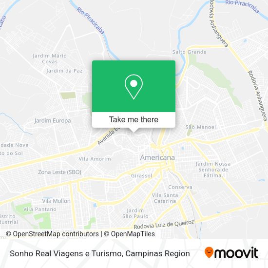 Sonho Real Viagens e Turismo map